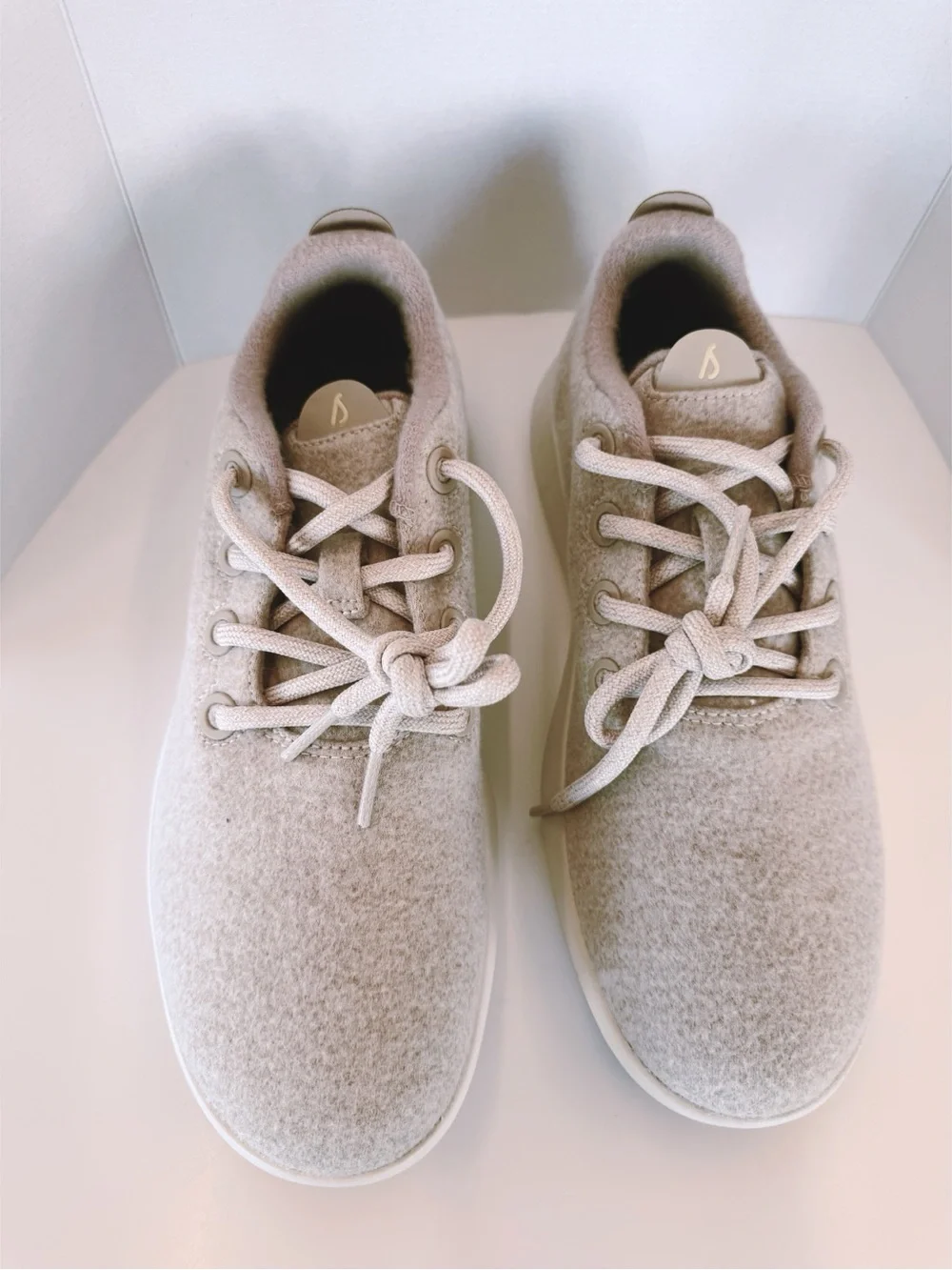 NWOT Allbirds Wool Runners Natural Light Beige Merino Wool Sneakers, Size 10